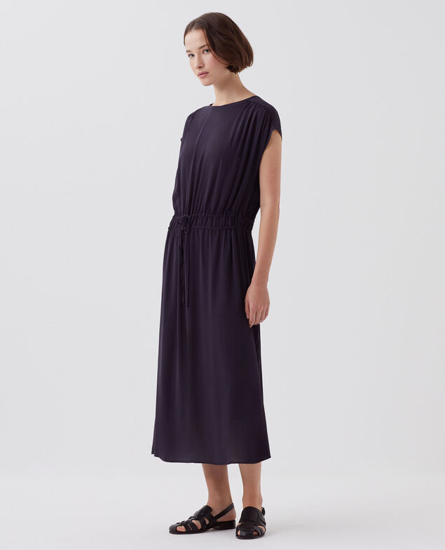 Langes fließendes Kleid H695 night sky