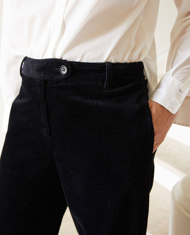 Hose aus Cord Noir
