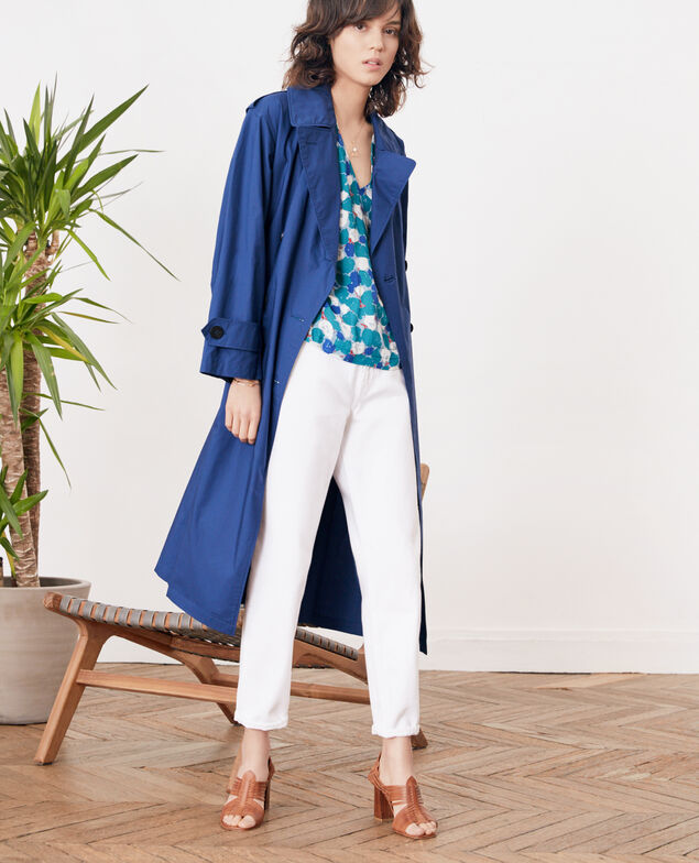 Leichter Trenchcoat Indigo