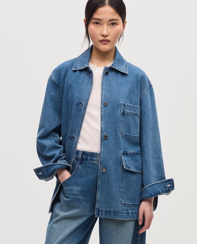 Workwear-Jacke aus Baumwolle K670 mid dark vintage