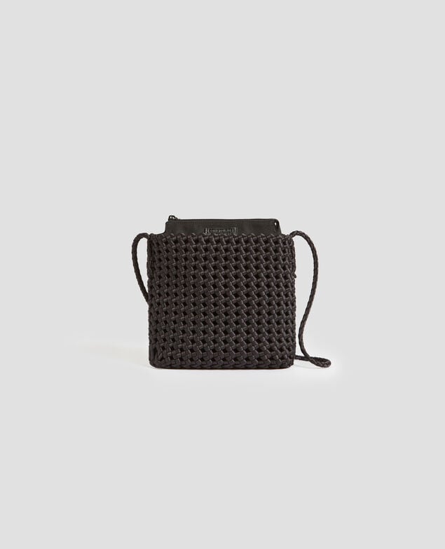 Tasche mit Ajourmuster H091 black beauty