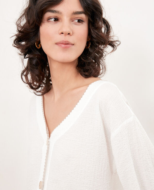 2-in-1-Teil: Jacke oder Casual Top Kaolin