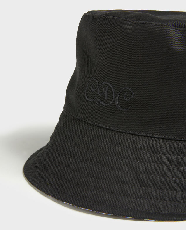 Bob mit breiten Rändern Black vichy black