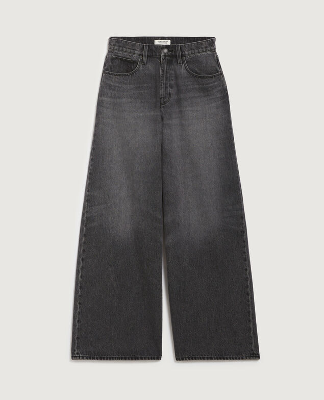 Wide Jeans K081 dark gray