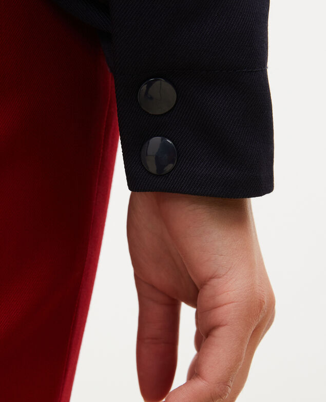  Bomberjacke aus Wollgabardine Night sky
