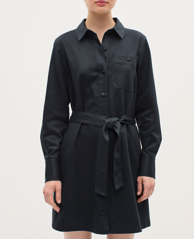 Kurzes Workwear-Hemdkleid K080 vulcan gray