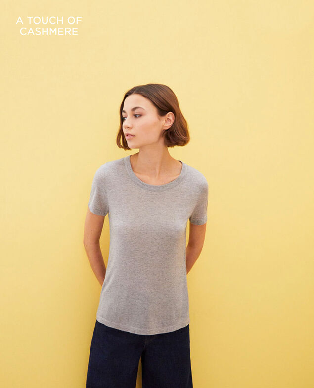 Zeitloses T-Shirt Heather grey