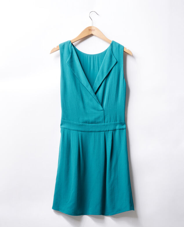 Kleid mit Rückendekolleté Pacific green