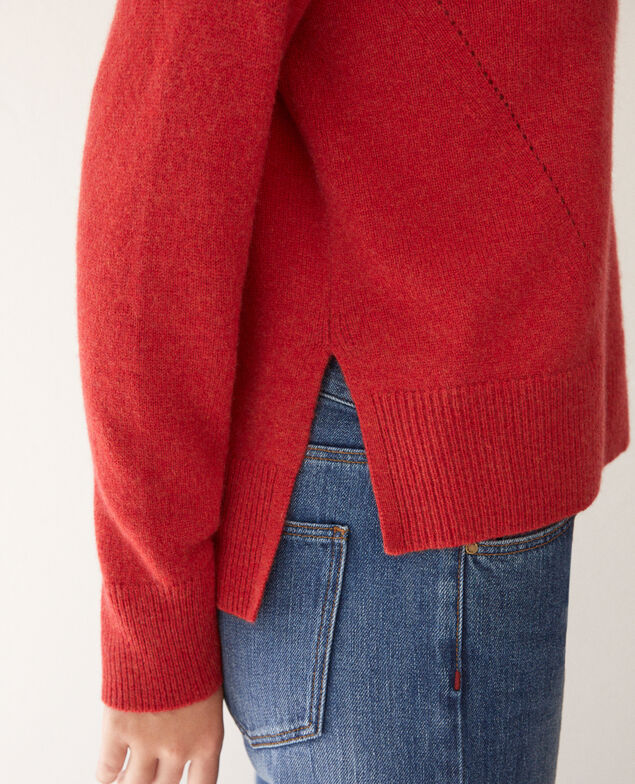 Pullover aus Kaschmir Pompeian red