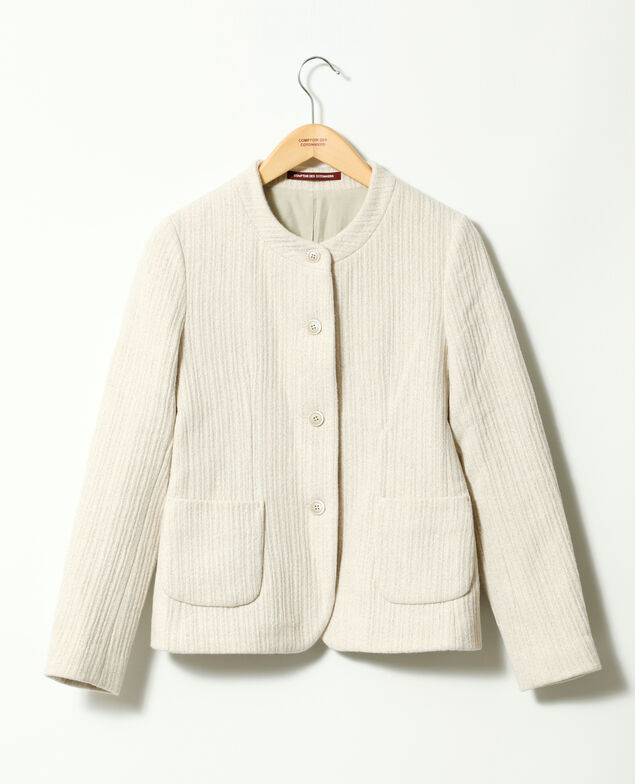 Kurze Jacke Weiß