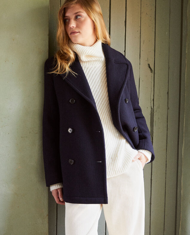 Caban mit doppelter Knopfleiste Dark navy