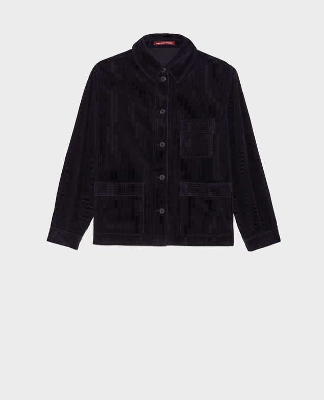  Arbeitsjacke aus Cord Night sky