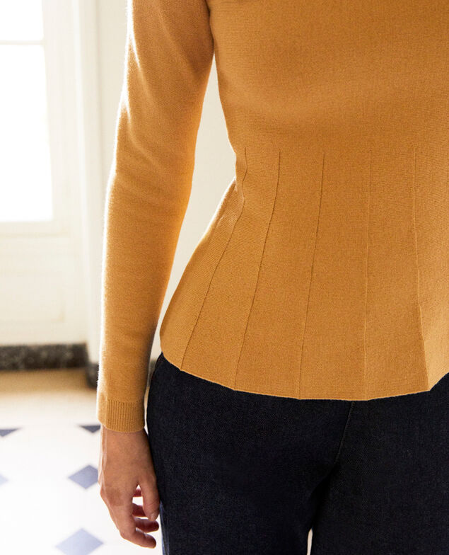 Pullover mit Rundhalsausschnitt Iced coffee