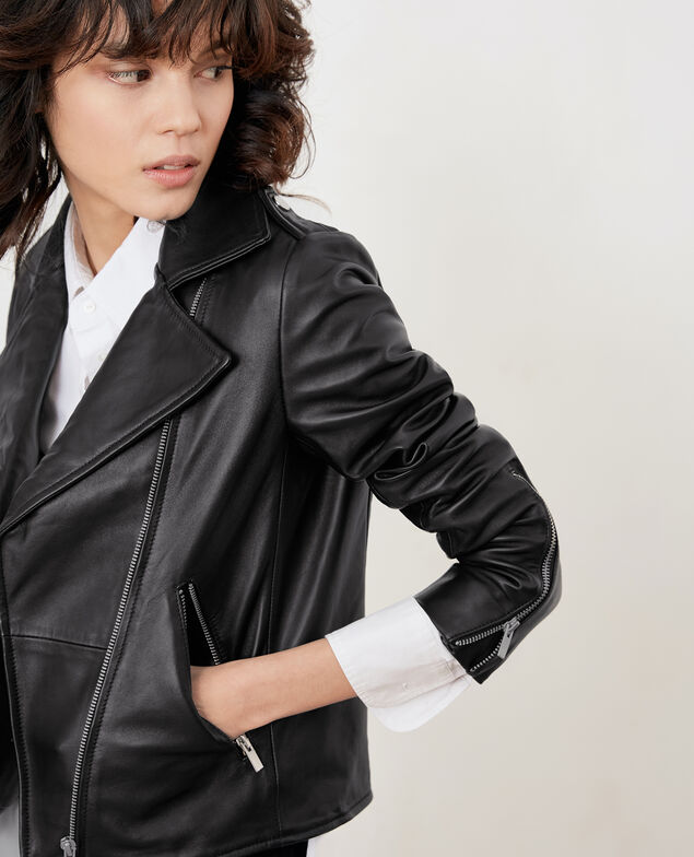 Lederjacke Noir