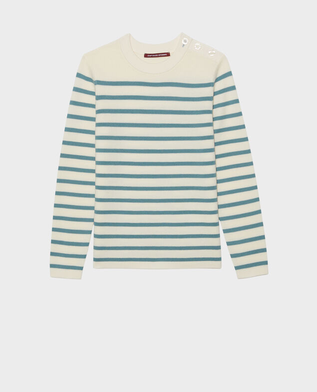 MADDY - Pullover aus Merinowolle im Marinelook Str_jetstr_trs