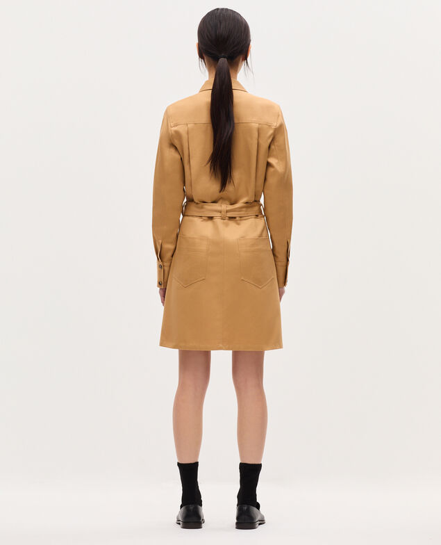 Kurzes Workwear-Hemdkleid K320 prairie sand