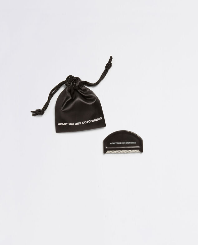 Pullover-Kamm Schwarz