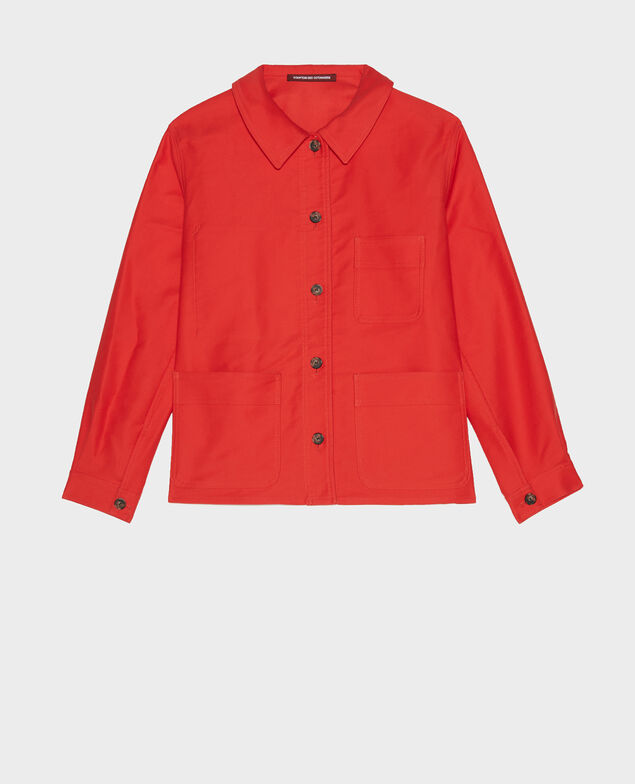 Baumwolljacke Fiery red