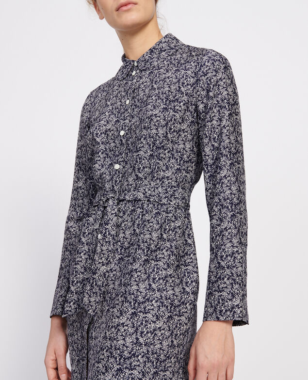 Kleid Feuillage maritime cream