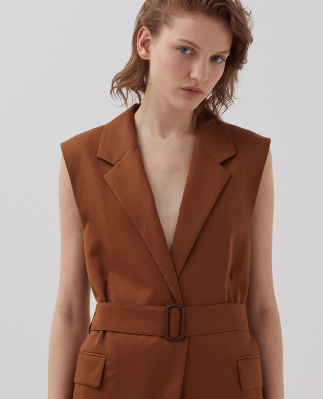 Blazer aus Wolle I360 monks robe brown