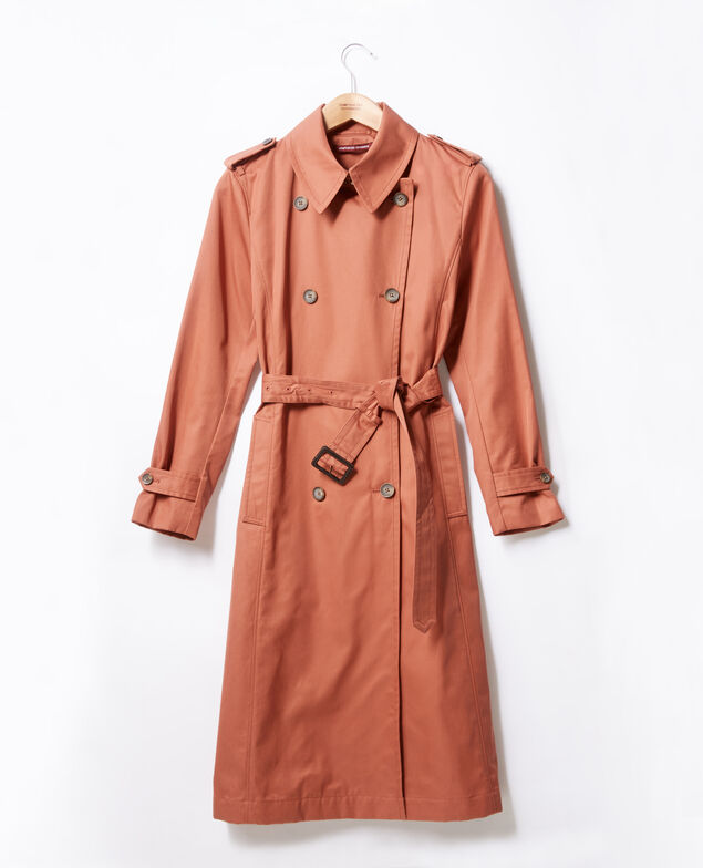 Klassischer schnitt trenchcoat Auburn