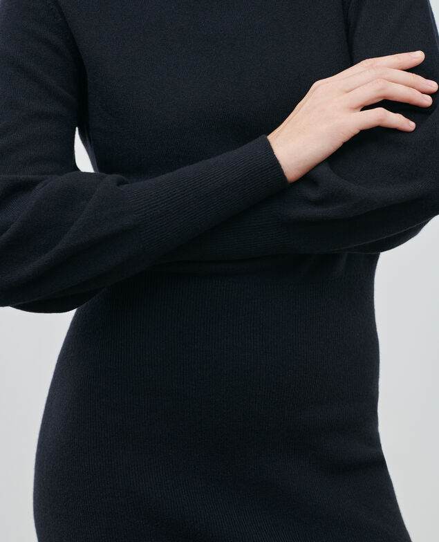 Pulloverkleid aus Kaschmir Black beauty