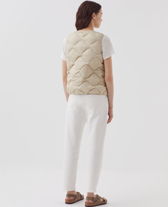 PLUME - Daunenjacke ohne Ärnel H311 oyester gray