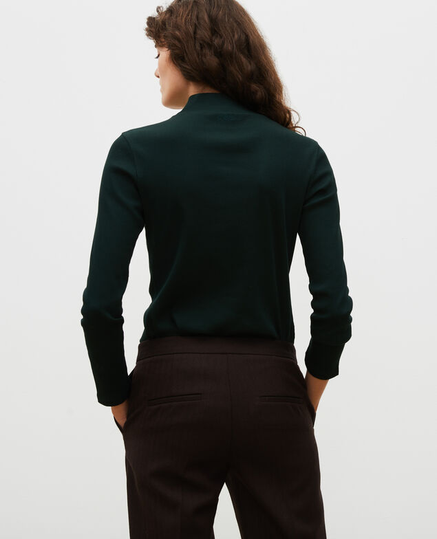 Langarmpullover aus Baumwollstretch Scarab