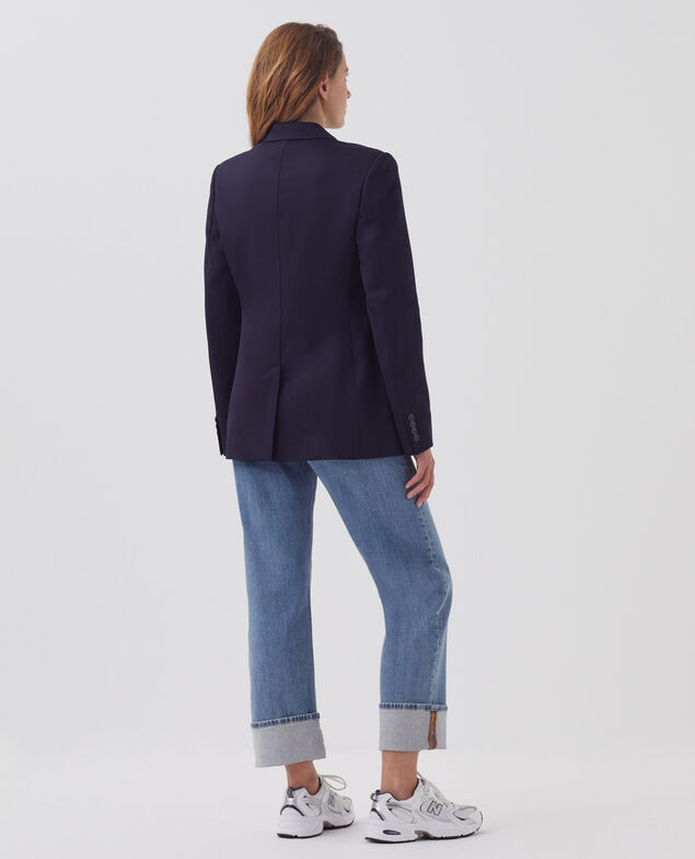 Blazer aus Wolle H695 night sky