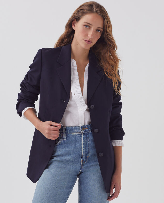 Blazer aus Wolle H695 night sky