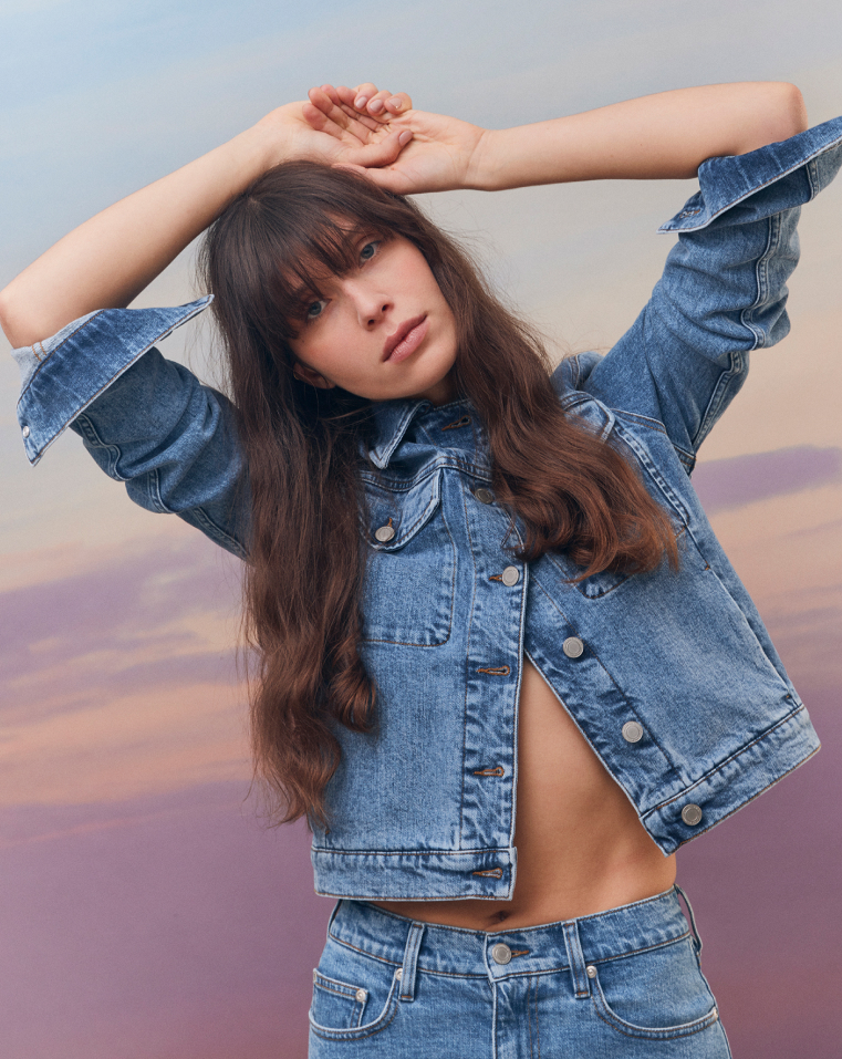 Jeans-Frau