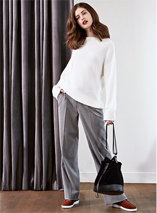 Look - Pullover aus Wolle und Alpaka, Hose