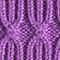 Snood aus Wolle Brghtviolet Phileto