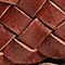 Geflochtener schmaler Ledergürtel 8884 34 brown 