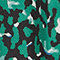 Fließende gemusterte Bluse 0512 green cameo 3sbl044v18