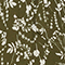 Langes gemustertes Kleid Cyanotype olive Pavish