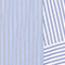 Baumwollbluse A676 stripes mix blue 3wsh013c74