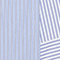 Baumwollbluse A676 stripes mix blue 3wsh013c74