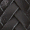 Geflochtener schmaler Ledergürtel 8853 09 black 3sbe071