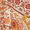 Fließendes gemustertes Kleid A323 paisley afterglow 3wdr065v02