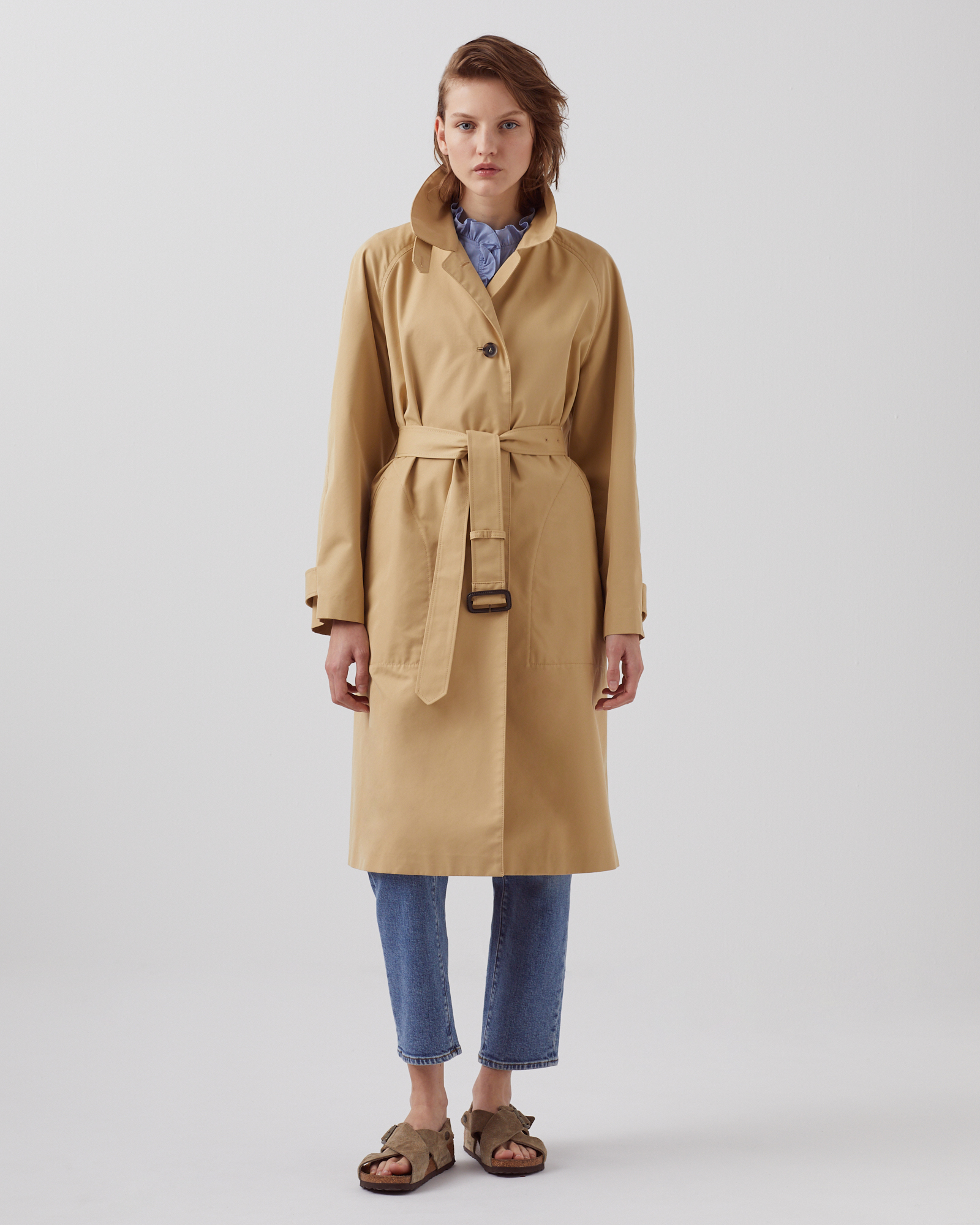 comptoir des cotonnier 縛り付ける 新品タグ付き トレンチ 