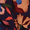 Kurzer gemusterter Rock 8858 69 navy print 2wsk286v02